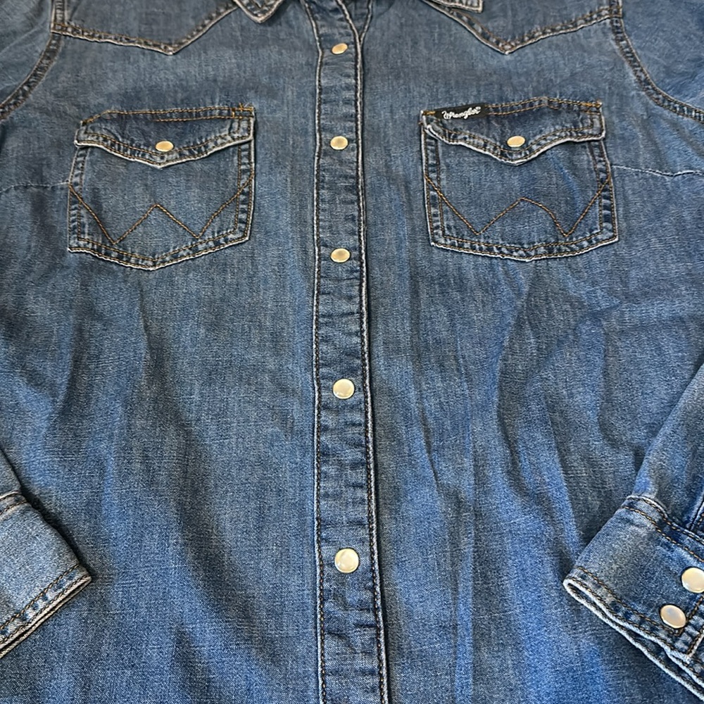 Wrangler Retro pearl snap Long Sleeve Shirt - Picture 5 of 6